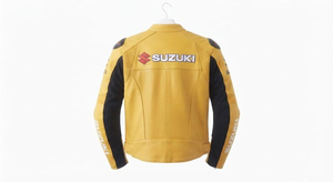 เสื้อแจ็คเก็ตหนังสำหรับขี่มอเตอร์ไซค์ Zuzuzki รุ่น Unisex ทนทานและสวมใส่สบาย ตัดเย็บตามสั่ง มาตรฐาน CE - Product Image 2