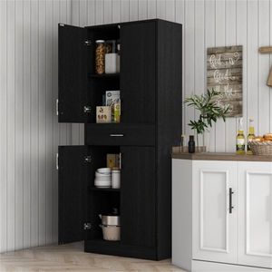 Mobile da Cucina in Legno Massello dal Design Moderno per Arredamento Soggiorno con Pannelli in Compensato e MDF - Product Image 6