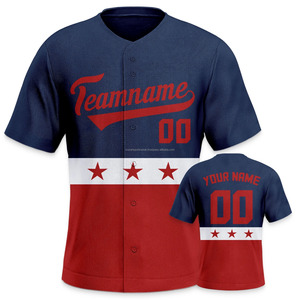 Maillot de baseball blanc personnalisé pour hommes femmes jeunes et enfants grande taille imprimé nom de l'équipe et numéro chemises bouton uniforme - Product Image 2