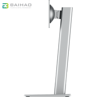 Support de bureau réglable en hauteur en alliage d'aluminium et bras pour écran LCD personnalisé Baihao Plastics