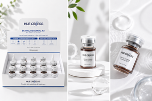 HUE OBSESS 8K Multi Eternal Kit Ampoule 8ml X 10ea DNA Powder 3.5g X 2ea <b>Face</b> Moisturizer Anti-Aging <b>Serum</b> Vitamin B5 Whitening - Product Image 6