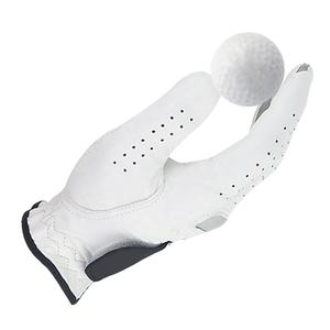 Gants de golf sur mesure haut de gamme en cuir Cabretta et PU, design hybride, personnalisation de la marque, tailles homme, OEM Xiamen, durabilité, sport - Product Image 6