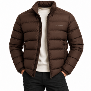 <b>Men's</b> Puffer <b>Waterproof</b> <b>Jacket</b> Quilted Designer <b>Winter</b> Bubble Padded Coat Down Polyester Outdoor Custom Puffer <b>Jacket</b> <b>Men</b> - Product Image 2