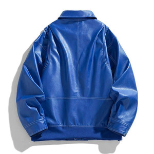 <b>Top</b> Trending Men's Winter <b>Leather</b> Jackets <b>High</b> Quality Custom Made Eco Friendly Front Logo Long Sleeve All Sizes Fashionable - Product Image 2