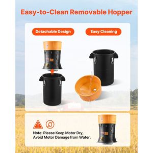 Moulin à épices électrique haute puissance 600W, broyeur commercial de 6,6 gallons, machine à poudre galvanisée pour moulin à farine ultra-affûté - Product Image 6