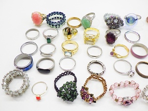 Fabulous Quality Perfect Cost Unisex <b>Jewellery</b> Japan Style Pre-Owned Accessories Set 50 2026 Fashion Rings - Product Image 3