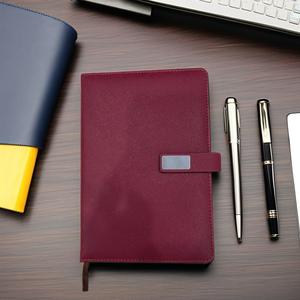 Di lusso A5 raccoglitore a fogli mobili riutilizzabili per diario Organizer con penna di carta buona cancelleria Set regalo in confezione regalo inclusa - Product Image 4