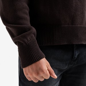 Sweat-shirt unisexe personnalisé à col rond pour l'hiver avec broderie et logo imprimé, en polaire polyester/coton de haute qualité, coupe-vent - Product Image 4