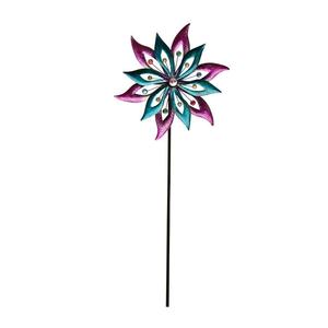 Nouveau produit : Décoration métallique d'extérieur, moulin à vent avec piquet pour jardin et cour, taille et forme personnalisables - Product Image 5