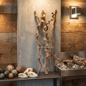 Décoration d'intérieur écologique en bois de vigne Kasela de Dekor Asia, style antique, JW-05, Art & Objets de collection pour design Cage-Java Jungle - Product Image 5