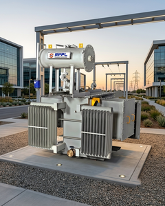 Transformador de Distribución de Energía Sumergido en Aceite de 800 KVA Personalizado, 20 KV HT y 400V LT, Sistema de Enfriamiento ONAN ONAF, Bobinado de Cobre - Product Image 6