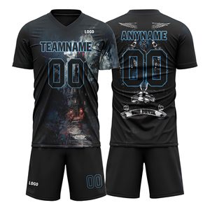 ชุดฟุตบอลทีมแบบกำหนดเองพร้อมโลโก้พิมพ์ลายแบบ Sublimation ผู้ผลิตขายส่ง - Product Image 5