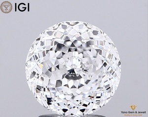 IGI Certificate 1.50 Carat CVD Lab Grown Portuguese Cut Diamond D Color VS1 Clarity for Premium Ring Centerpiece - Product Image 1