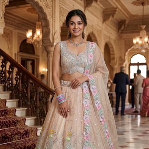 Bridal Lehenga Dress - 2024 New Design Floor-Length