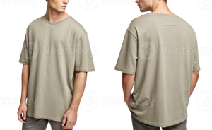 เสื้อยืดแฟชั่นเมืองทรงหลวมเสื้อยืดลำลองสีพื้นเรียบง่าย - Product Image 4