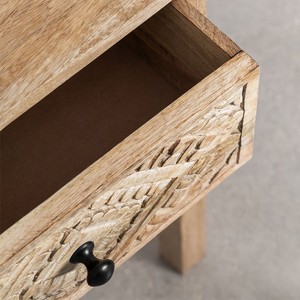 โต๊ะข้างเตียงไม้มะม่วงทรงแอมเบอร์ วานดานา - Product Image 3