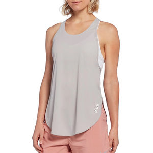 Débardeur de sport pour femme en coton tricoté 100 % respirant et à séchage rapide, avec logo personnalisé sur le devant, col rond, décontracté, pour fitness et course à pied, offre OEM - Product Image 1