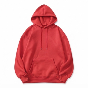 Sudadera con Capucha Unisex Extra Grande, Estilo Bape, Color Sólido, con Bolsillo, Casual, Tejido Francés, Manga Regular, Azul - Product Image 3