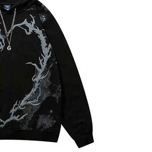 Sudadera con capucha DTG y DTF personalizada de alta calidad elaborada con mezcla de algodón pesado con estampado nítido y ajuste cómodo - Product Image 2