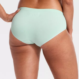 Solid Women's Seamless Hipster Panties Wholesale High Quality OEM Custom Made 100% Cotton Breathable Eco-Friendly Mid-Rise Sexy - Product Image 6