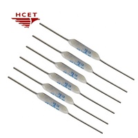 Fusible thermique axial certifié IEC HCET 20A 250V 90°C-250°C en alliage céramique pour chauffage de cuiseur à riz basse tension, four et moteur haute performance