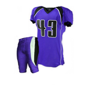 Ensemble d'uniformes de football personnalisés pour équipe, maillot et pantalon de football américain durables - Product Image 2