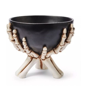 Soporte Decorativo de Metal con Forma de Mano de Esqueleto para Pastel, Plato Negro para Cupcakes de Halloween, Juego de Vajilla Novedoso - Product Image 6