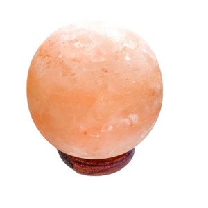Organic Material Carved Salt <b>Lamp</b> Polished Ball Shape Wooden Base <b>Love</b> Theme Modern Home Decoration Sian Enterprises SE-8630 - Product Image 5