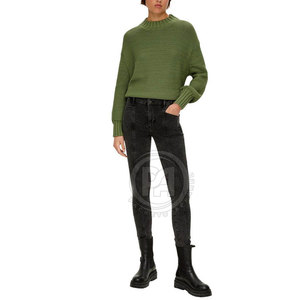 Nouveau style de pantalon en jean pour femme, usage extérieur, meilleure qualité, couleur unie, prix abordable - Product Image 2