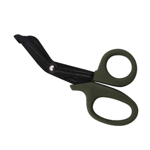 Ciseaux de traumatologie médicale, ciseaux à pansements en acier inoxydable noir, à lame angulaire et arrondie, pour urgences chirurgicales et traumatologiques en milieu hospitalier - Product Image 4