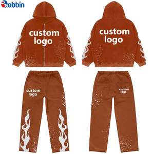 Pantalones acampanados de algodón 100% de calidad mayorista con estampado 3D personalizado para hombre, ideales para deporte, casual, joggers y chándales con capucha. - Product Image 4