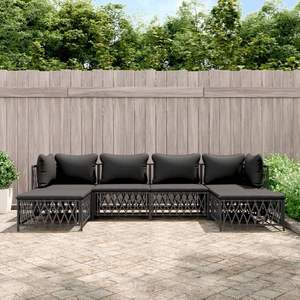 Ensemble de salon de jardin anthracite - Product Image 1