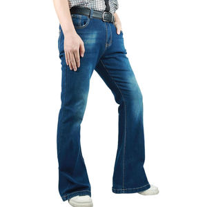 <b>Men</b> Denim <b>Jeans</b> Unique Print High Quality Cotton Light Wash <b>Wide</b> <b>Leg</b> Baggy Fit Casual Fashion Trendy - Product Image 3