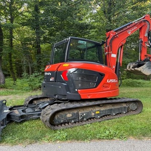 ขายส่งรถขุดขนาดเล็ก Kubota U55-5 มือสองของแท้ รถขุดขนาดกะทัดรัด รถตักดินมือสอง - Product Image 1