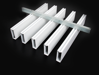 Plaque de plafond suspendu en aluminium perforée 600x600mm, ignifuge, pour stades, écoles, centres commerciaux - Fournisseur OEM