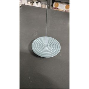 Brûleur d'huiles essentielles en pierre ollaire naturelle artisanale, motif floral yoga, porte-encens en pierre sculptée, chauffe-cire, décoration d'intérieur - Product Image 3