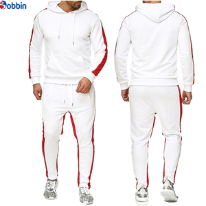 Sudadera con Capucha y Pantalones Deportivos de Manga Larga 2 en 1 para Hombre, Estilo Urbano, Transpirable, de Secado Rápido, Ligero, Estampado, Sólido y de Gran Peso - Product Image 3