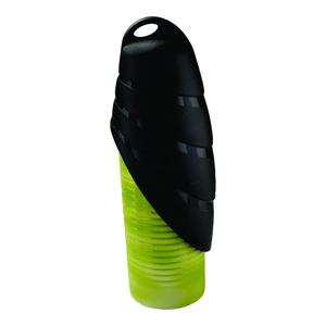 Dispensador portátil de botella de agua de viaje para perros de acero inoxidable Rival Shade Green para alimentación y bebida de mascotas - Product Image 1