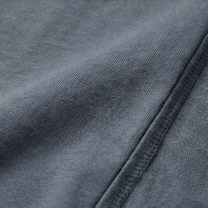 Camiseta 2 en 1 de algodón 100% de color personalizado, estilo vintage, de peso pesado, para hombre, de doble capa, extragrande, de manga larga, para verano. - Product Image 5