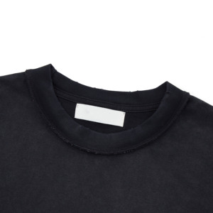 Camiseta Vintage con Efecto Desgastado por el Sol – Camiseta Casual Oversize de Moda con Logotipo Personalizado, Transpirable y de Alta Calidad OEM - Product Image 3