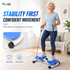 FLOWA Appareil d'entraînement d'équilibre pour seniors - Exerciceur de stabilité lombaire à faible impact avec poignée de sécurité - Outil d'activité quotidienne à domicile - Product Image 1