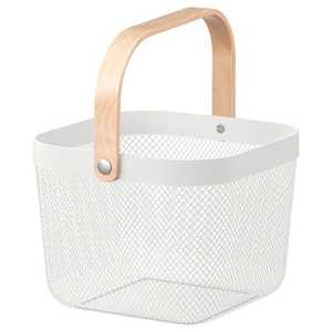Cesta de Almacenamiento de Alambre Metálico en Forma de Cuenco con Asas, Diseño Elegante para Decoración del Hogar - Product Image 2