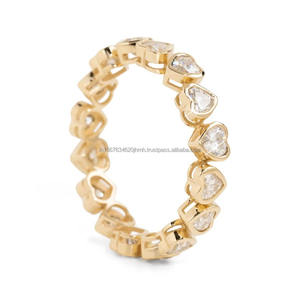 Gia/igi ได้รับการรับรองเพชรสำหรับงานแต่งงานสุดพิเศษของแบรนด์ที่กำหนดเองของหัวใจความสดใสแหวนสายเครื่องประดับที่น่าเชื่อถือ - Product Image 3