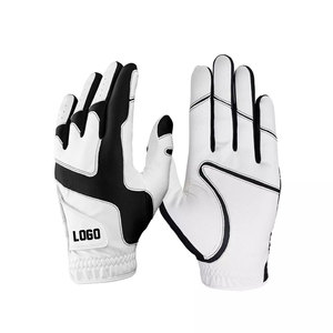 Gants de golf en peau de mouton pour hommes, antidérapants, avec particules, pour la main gauche, design à doigts séparés, en cuir durable Cabretta et PU - Product Image 1