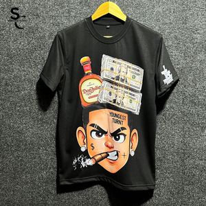เสื้อยืดแขนสั้นคุณภาพสูงแบบสั่งทำพิเศษ พร้อมลายพิมพ์ คอกลม ทรงปกติ สวมใส่สบาย พร้อมบริการ OEM และ ODM - Product Image 1