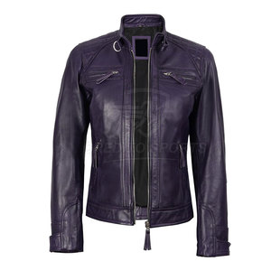Chaqueta de Cuero para Mujer de Alta Calidad, Suave al Tacto, Chaqueta de Cuero de Moda, Talla Personalizada, Chaqueta de Cuero para Mujer Más Vendida - Product Image 2