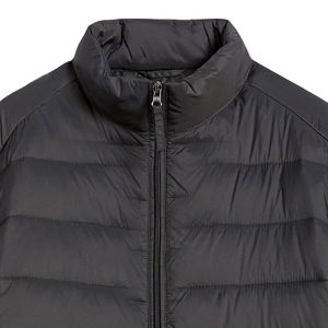 New Arrival Formal Stand Collar Long Sleeve Puffer <b>Men</b> <b>Safari</b> <b>Jacket</b> Front Customized Printed Eco-friendly Hooded Windproof - Product Image 4
