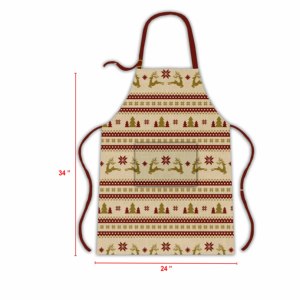 Christmas printed Design <b>Apron</b> soft Premium Quality Bib <b>Kitchen</b> <b>Apron</b> With Pocket Design for Christmas Wholesale Price. - Product Image 6