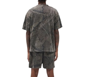 T-shirts surdimensionnés personnalisés en gros, style Hip Hop, 100% coton, pour hommes - T-shirts respirants imprimés et vierges de grande taille - Product Image 2