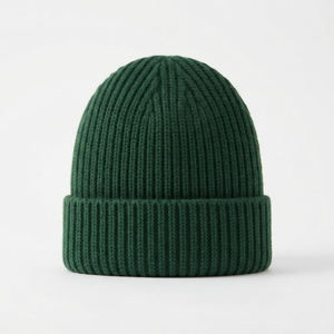 Wholesale Common Winter Knit Beanie Hat Letter 100% <b>Wool</b> Customizable Logo Unisex - Product Image 6